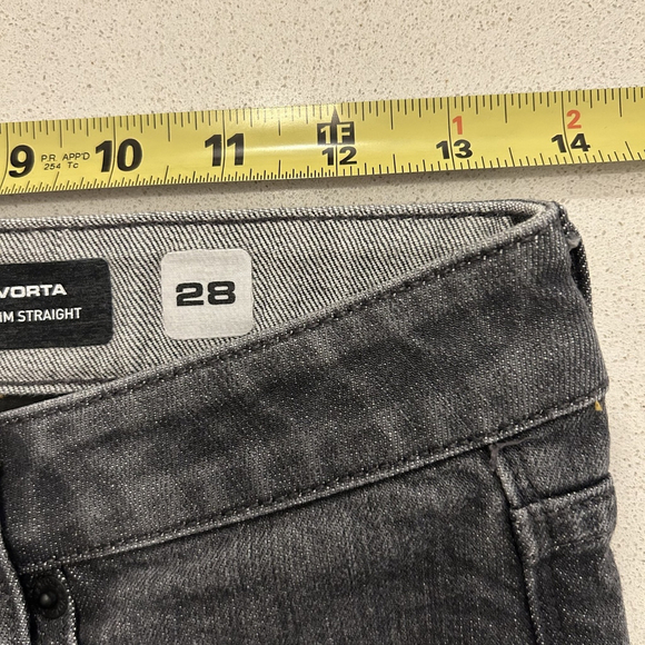 Volcom Boys Vorta Slim Straight Fit Denim Jeans - Gray Size 28 - Picture 10 of 14